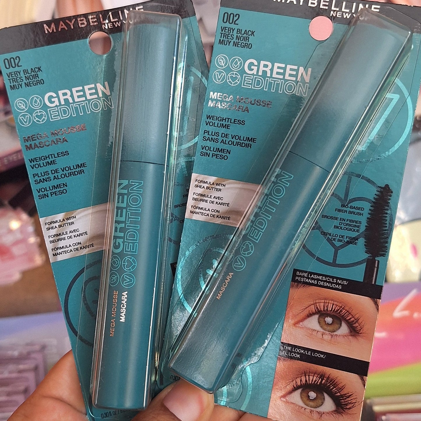 MAYBELLINE OJOS RIMEL A PRUEBA DE AGUA GREEN EDITION