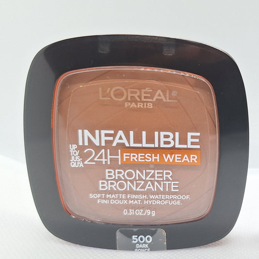 LOREAL ROSTRO BRONZER POLVO DARK- ACABADO MATTE SUAVE