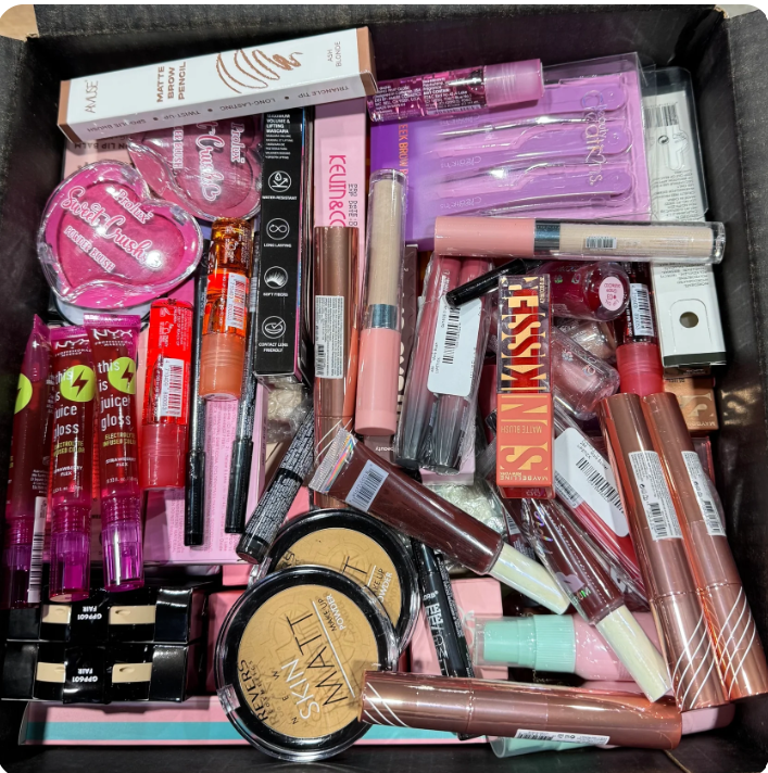 Caja de Cosméticos Starter Mix Surtido - Venta al por Mayor 129 Unidades