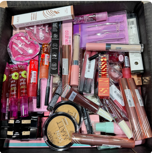 Caja de Cosméticos Starter Mix Surtido - Venta al por Mayor 129 Unidades