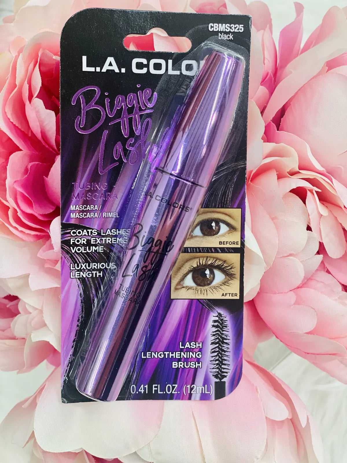 LA COLORS OJOS RIMEL A PRUEBA DE AGUA BIGGIE LASH